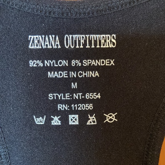 Zenana Outfitter Built In Bra Tank Top - Picture 9 of 10